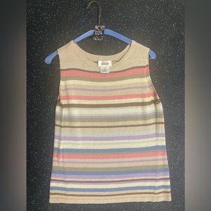 Talbots sleeveless shirt size small